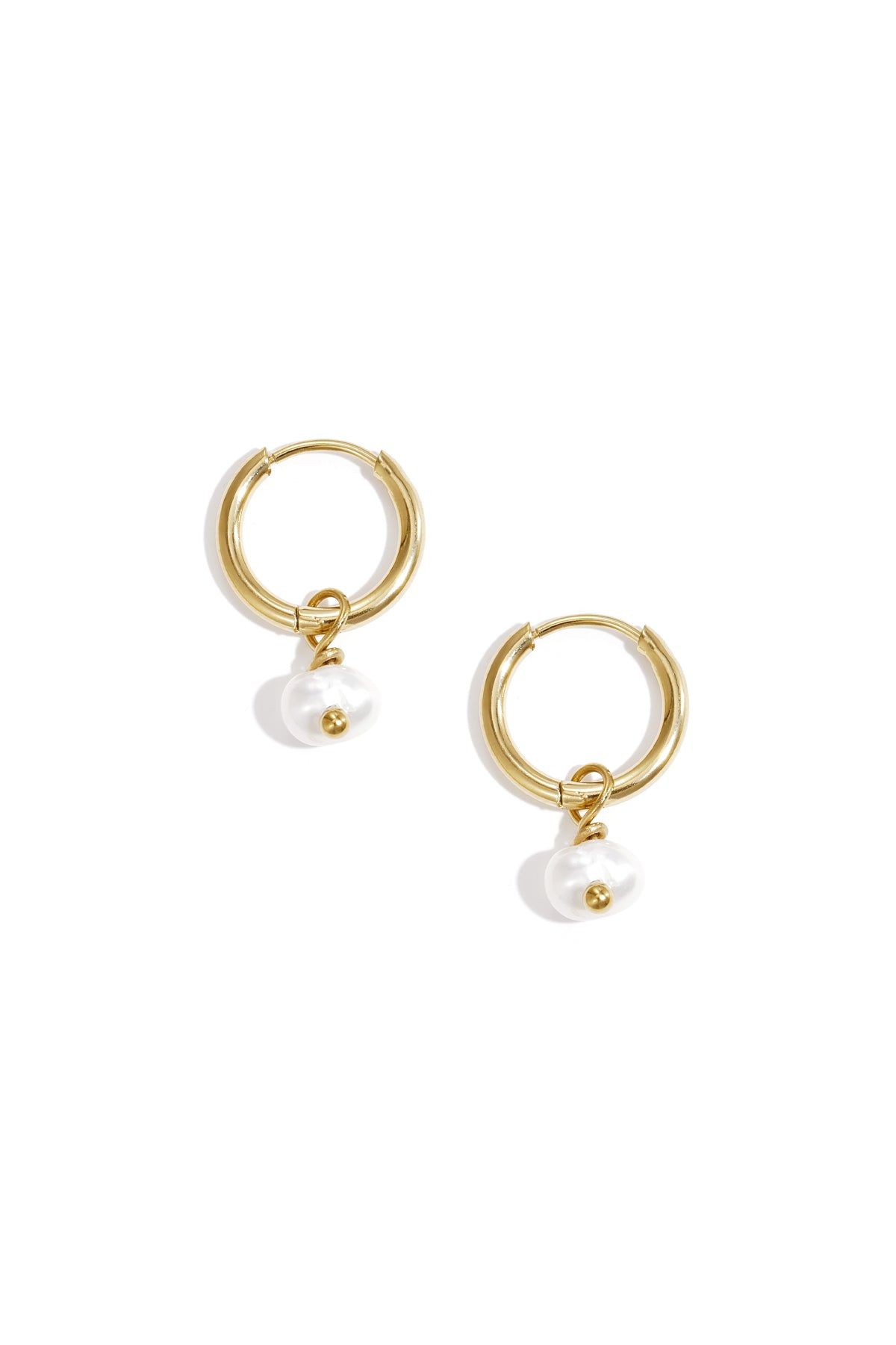 Earrings Pearl Of The Sea Grey Stainless Steel